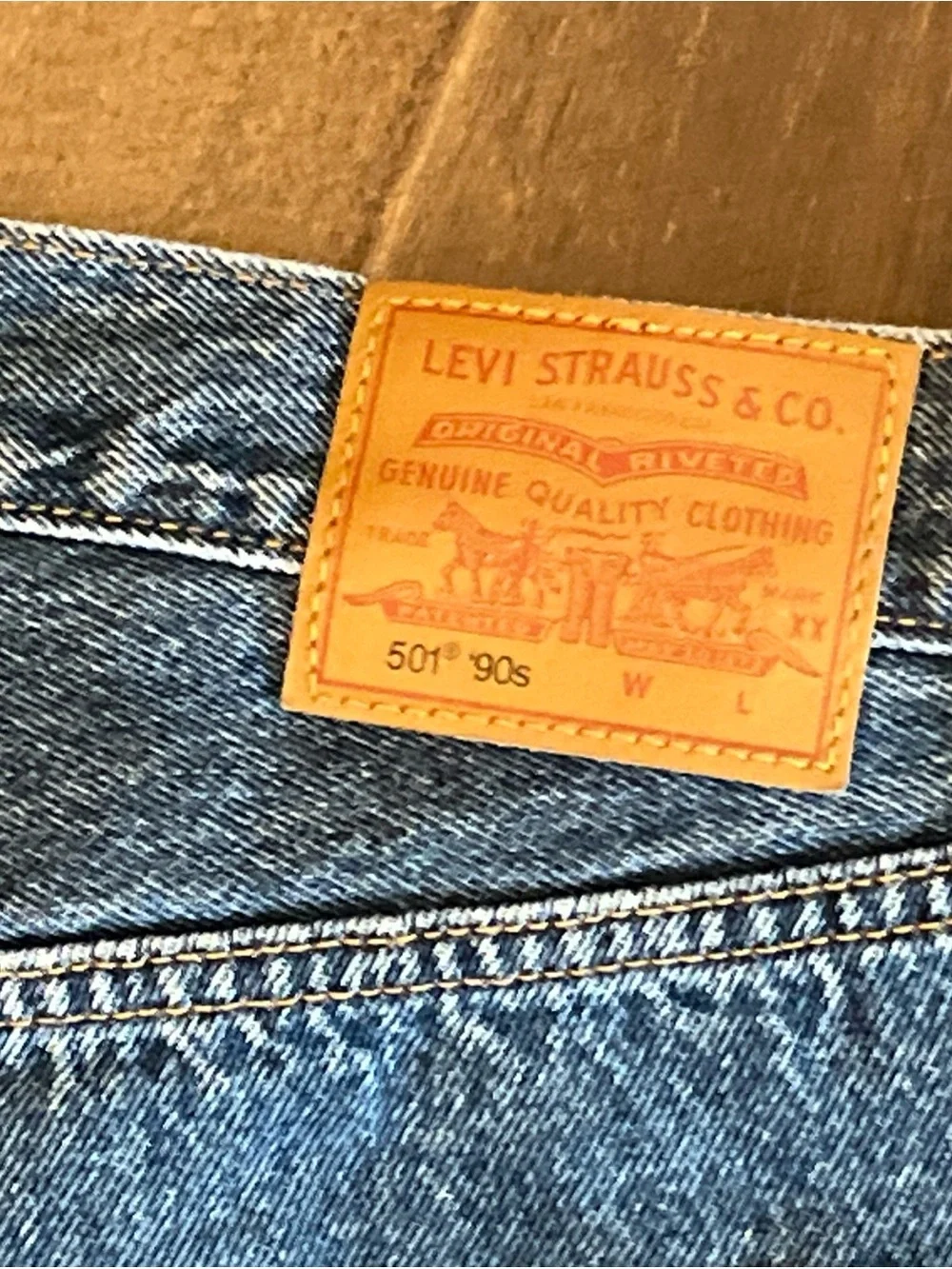 Classic Blue Men's Straight-Leg Jeans